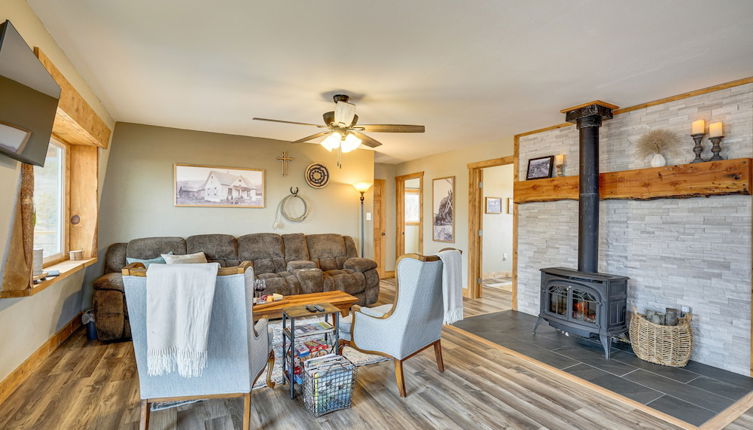 Photo 1 - Idyllic Rye Cabin: Deck w/ Mountain Views