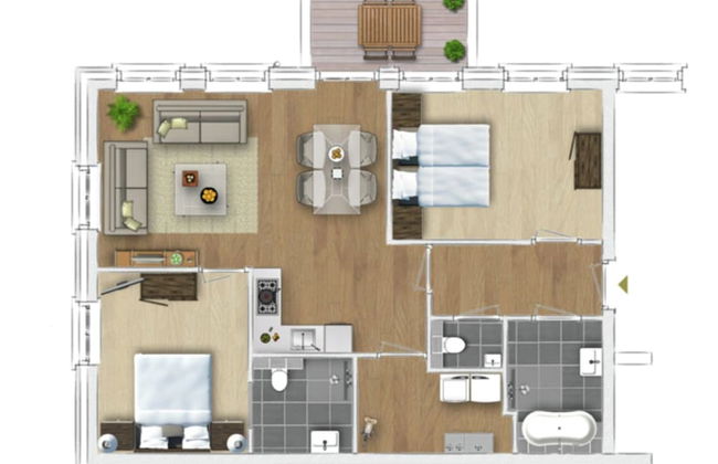 Modern Domburg Apartment - Foto 6
