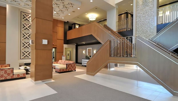 Interior entrance