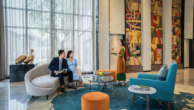 Sitzecke in der Lobby