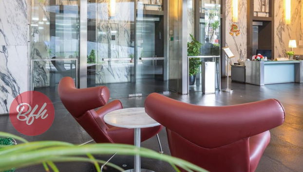 Zona de estar del vestíbulo