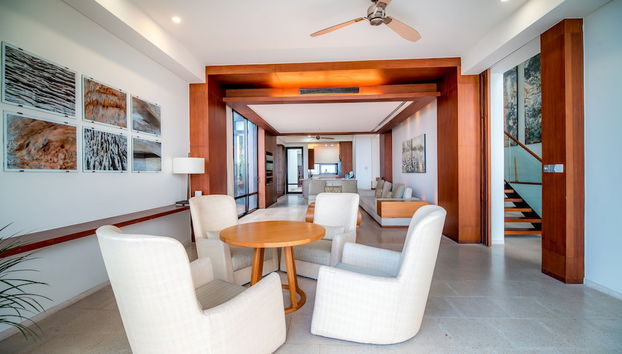 Zona de estar del vestíbulo