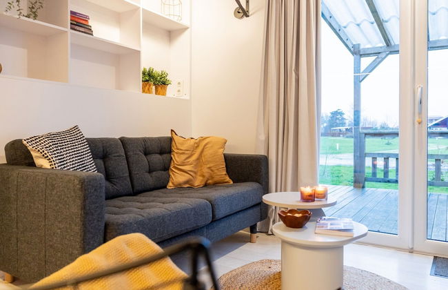 Modern 6-person Chalet in the Frisian Countryside, 3 Bedrooms and Wifi - Foto 45