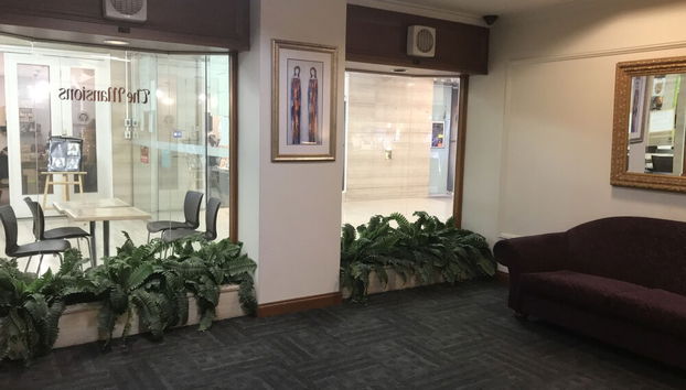Sala de estar do lobby