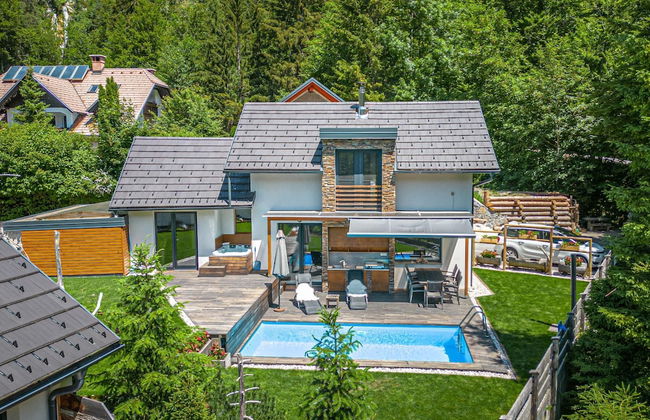 Pool Villa Katja Kranjska Gora - Foto 25