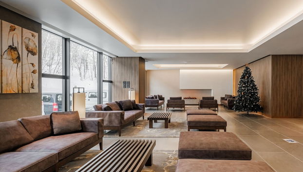 Lobby sitting area