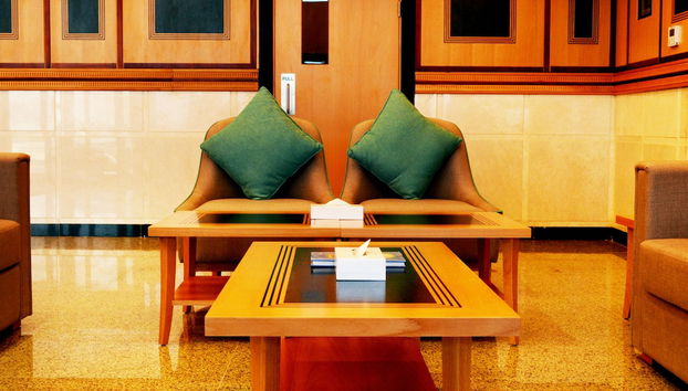 Lobby sitting area