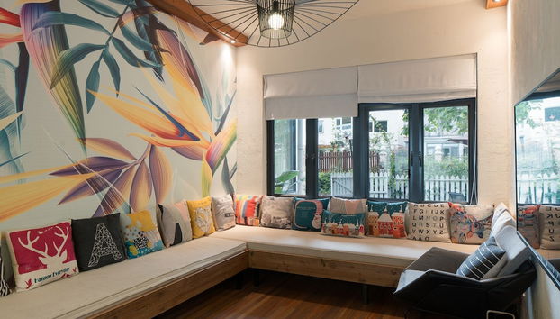 Sala de estar do lobby