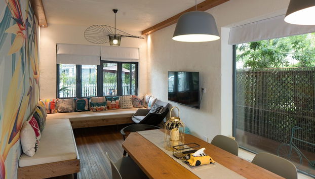 Sala de estar do lobby
