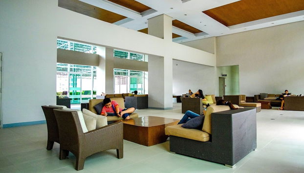 Zona de estar del vestíbulo