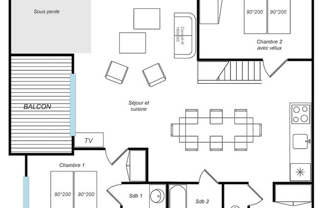 Appartement Ecrin 426 - Foto 18
