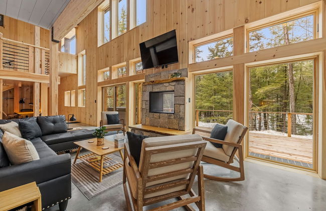 Ski Cabin w Hot Tub Gas Fireplace Near Cranmore - Foto 8