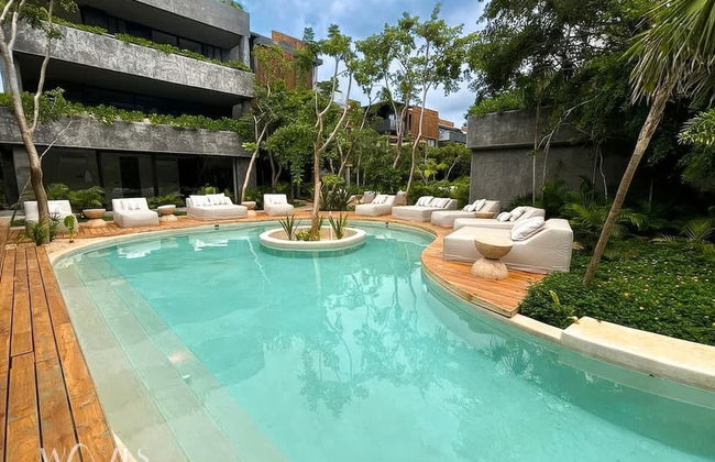 2BR w Private Pool Near the Beach Spacious Stay - Foto 1