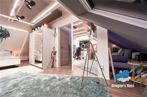 Foto 37 - Dragons Nest: Cozy & Modern Attic Loft Nuremberg