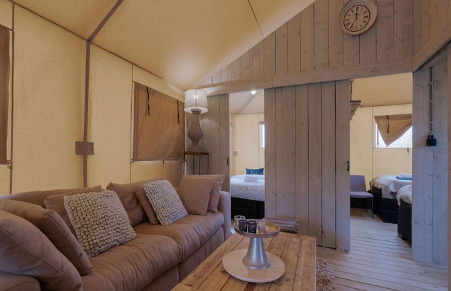 Cozy Tent Lodge in Pittem With Veranda,barbecue - Foto 13