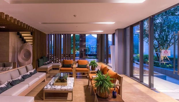 Lobby sitting area