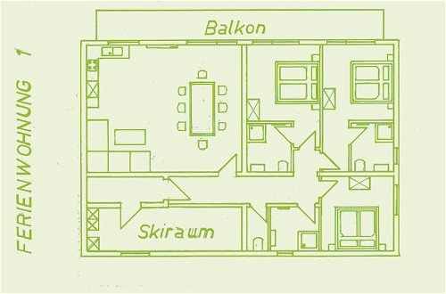 Foto 14 - Large Apartment in Kaprun Directly on the ski Slopes