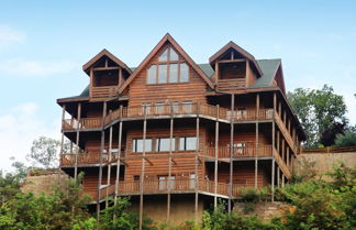 Photo 1 - Serenity Mountain Pool Lodge - Nine Bedroom Cabin