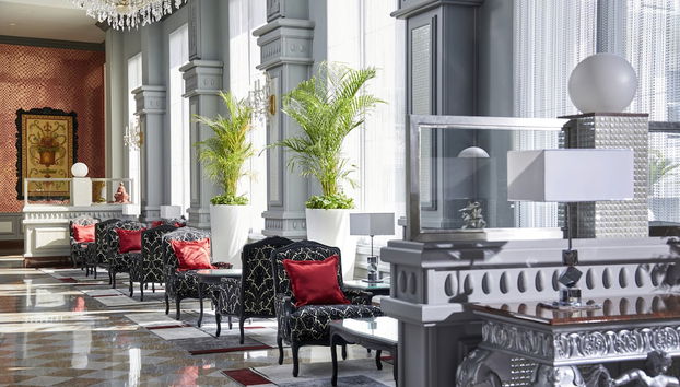 Lobby sitting area