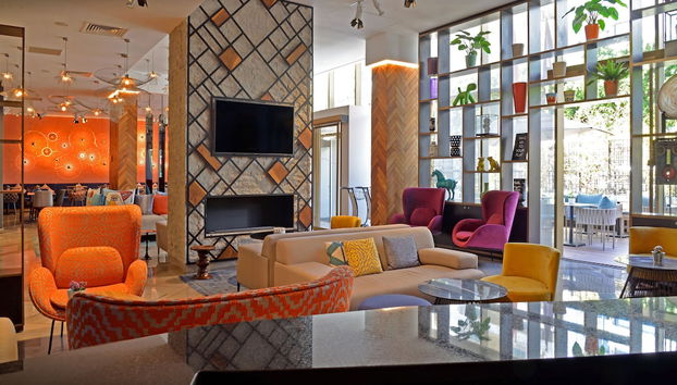 Sala de estar do lobby