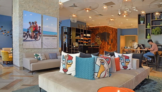 Sala de estar do lobby