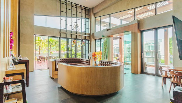 Sala de estar do lobby