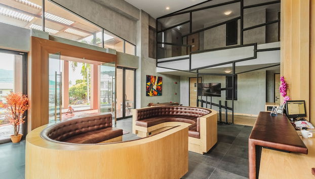 Sala de estar do lobby