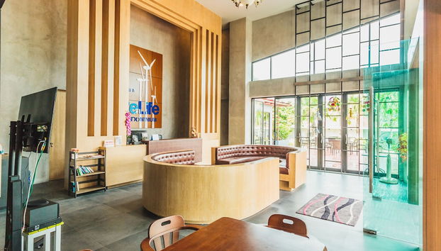 Sala de estar do lobby