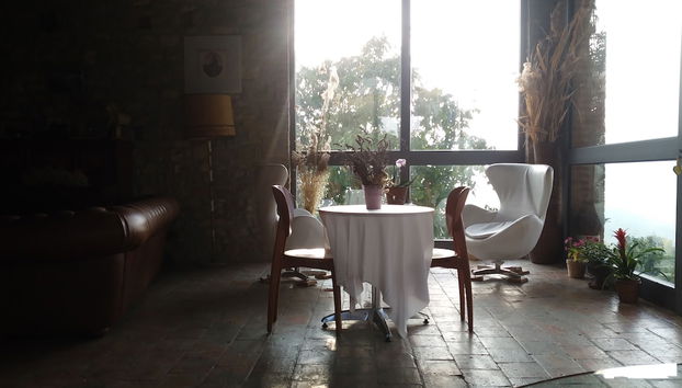 Zona de estar del vestíbulo