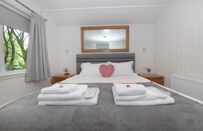 Super King Lodge-sleeps 2-hottub-sea View - Foto 4