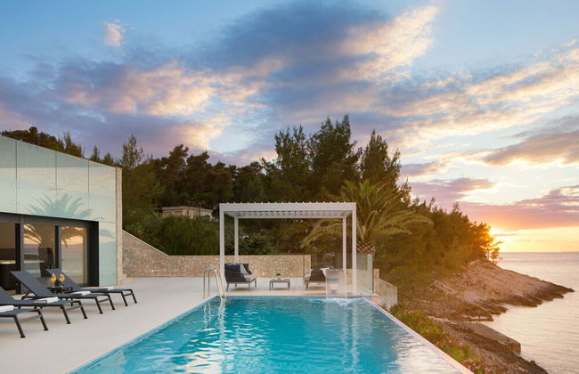 Beach Villa in Korcula with Pool, Sauna & Hot Tub - Foto 17