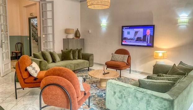 Sala de estar do lobby