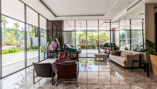 Sala de estar do lobby