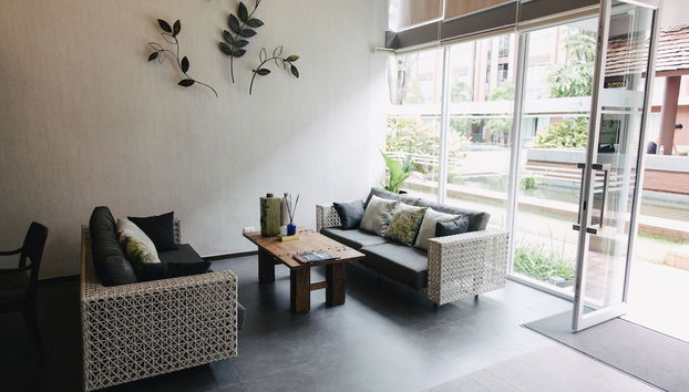 Sitzecke in der Lobby