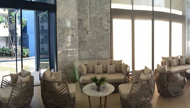 Sala de estar do lobby