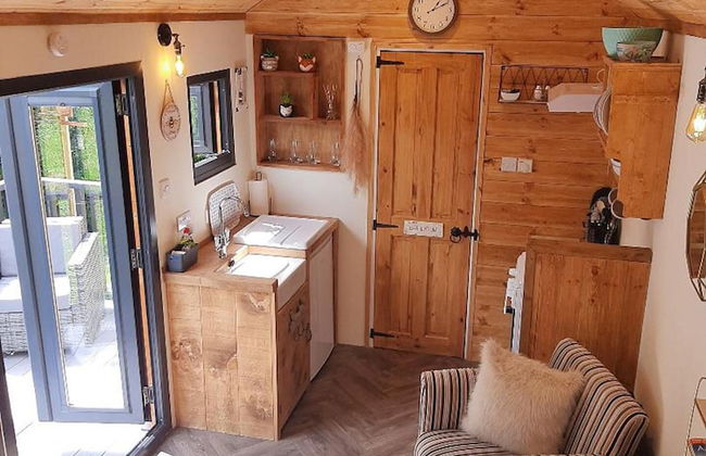 Shepherds Hut With hot tub on Anglesey North Wales - Foto 34