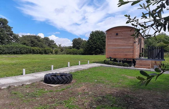 Shepherds Hut With hot tub on Anglesey North Wales - Foto 15
