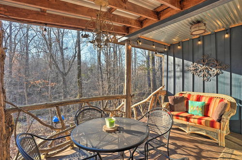 Photo 2 - Cozy Summerville Cabin: Private Hot Tub, Fire Pit