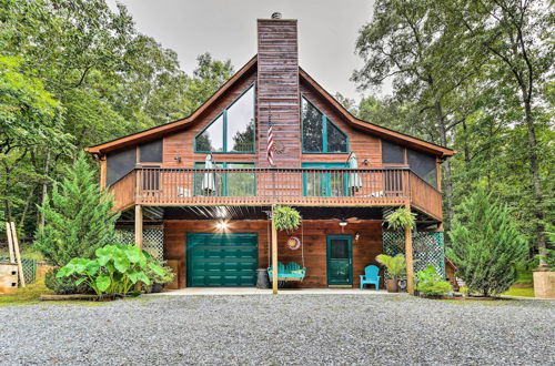 Photo 5 - Ellijay Resort Cabin w/ Deck + Enclosed Porch