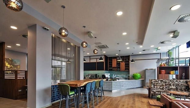 Sala de estar do lobby