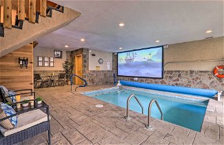 Photo 1 - Luxe Smoky Mountain Cabin: Indoor Pool & Fire Pit