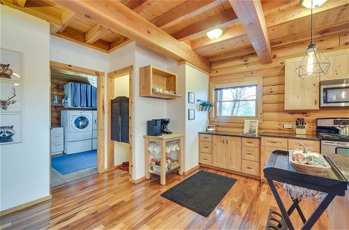 Photo 14 - Modern Log Cabin w/ Rec Room, Steps to Lake