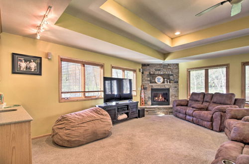 Photo 20 - Cabin w/ Fire Pit & Movie Room, 1 Mi to Lake