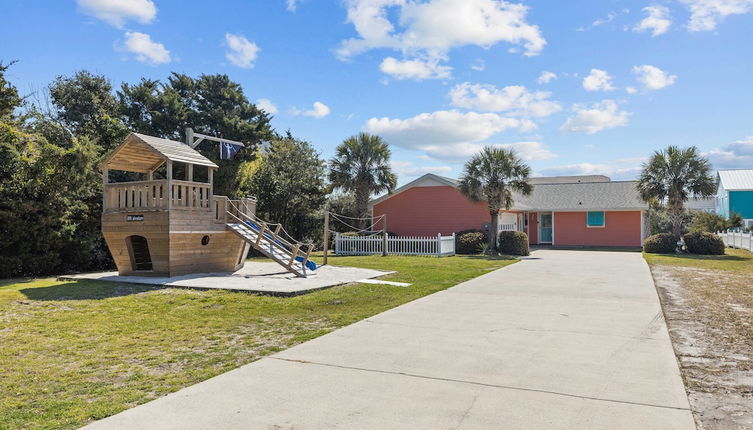 Photo 1 - Colorful Emerald Isle Home: Just Steps to Beach