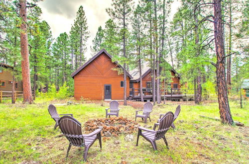 Photo 20 - Rustic Pinetop Log Cabin w/ Fire Pit + Grill