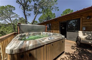 Photo 1 - Woodsy & Peaceful Ruidoso Cabin: Hot Tub, Deck