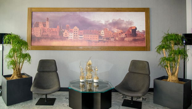 Lobby sitting area