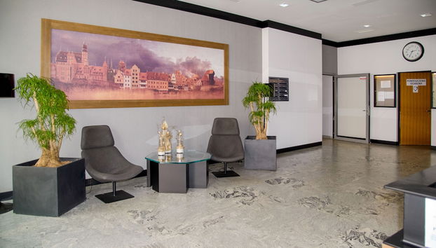 Lobby sitting area