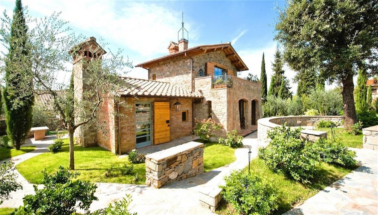 Foto 1 - Villa Leccino in Most Exclusive Borgo in Tuscany