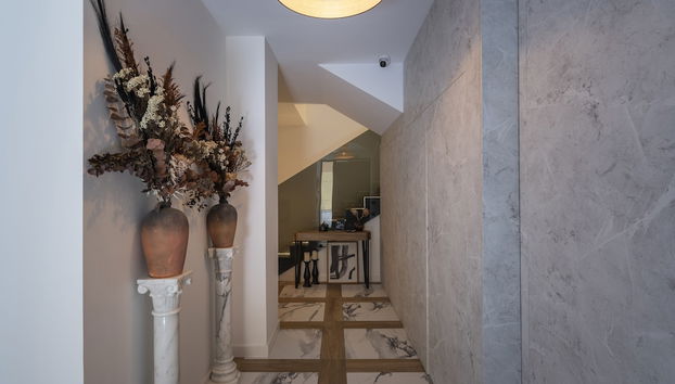Interior entrance